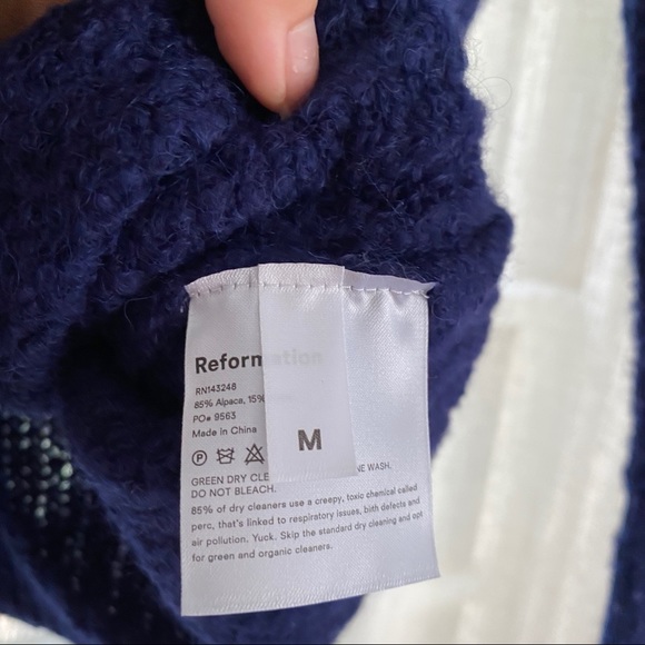 NEW! Reformation Amelia Alpaca Sweater - Picture 7 of 8